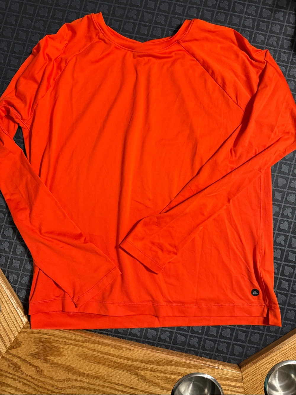 Prana Women’s Long-Sleeve Athletic Shirt - Bright Orange